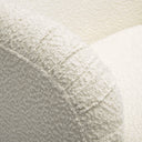 Pamela Cream Performance Boucle Tasseled Lounge Accent Chair