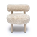 Carmel Contract-Grade Vegan Shearling Accent Chair