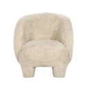 Kiki Contract-Grade Vegan Shearling Accent Chair