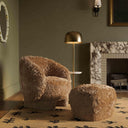 Kiki Contract-Grade Vegan Shearling Accent Chair