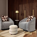 Rory Performance Boucle Swivel Accent Chair