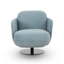 Solange Performance Velvet Swivel Accent Chair