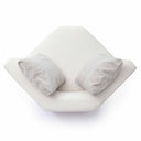 Perry Cream Performance Chenille Modular Wedge Corner Chair