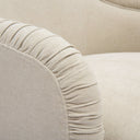 Pamela Tan Performance Chenille Tasseled Lounge Accent Chair