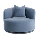 Fickle Swivel Accent Chair by TOV Furniture, view 8