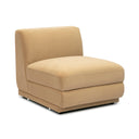 Perry Tan Modular Armless Chair by TOV Furniture