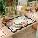 Scalloped Edge Cotton Placemat - Set of 4
