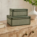 Kora Cotton Jute Contract-Grade Jewelry Box Set