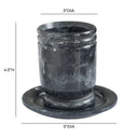 Channeled Swirl Resin Kiddush Cup