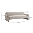 Keelee 84" Performance Velvet Sofa