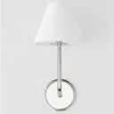 Polished Nickel Trice Wall Sconce 7.75" by Hudson Valley, view 2
