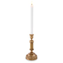 Vintage Brass Candle Holder Carnier