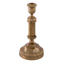 Vintage Brass Candle Holder Carnier