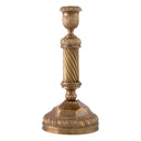 Vintage Brass Candle Holder Carnier