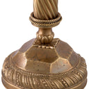 Vintage Brass Candle Holder Carnier
