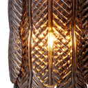 Smoke Glass Palm Chandelier Sahure