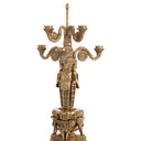 Antique Brass Candle Holder Decaix