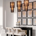 Smoked Glass Chandelier Imperial