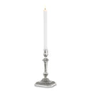 Antique Silver Candle Holder Berain