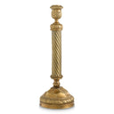 Vintage Brass Candle Holder Carnier