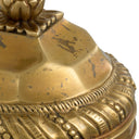 Vintage Brass Candle Holder Carnier