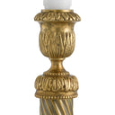 Vintage Brass Candle Holder Carnier