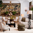 Metal Fretwork Floor Lamp Thomas