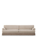 Beige Fringed Sofa Madison