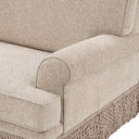 Beige Fringed Sofa Madison
