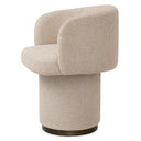 Beige Swivel Dining Chair Marly