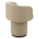 Beige Swivel Dining Chair Marly