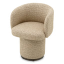 Beige Swivel Dining Chair Marly