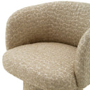 Beige Swivel Dining Chair Marly