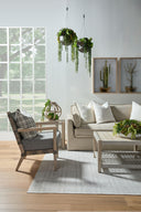 Thea Outdoor 90" Taper Arm Slipcover Sofa