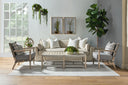 Thea Outdoor 90" Taper Arm Slipcover Sofa