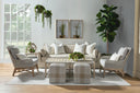 Thea Outdoor 90" Taper Arm Slipcover Sofa