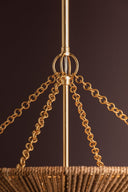 Gold Leaf Tropea Pendant 30" by Corbett Lighting