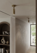 Aged Brass Truett Wall Sconce 5" by Hudson Valley, view 2