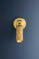 Aged Brass Truett Wall Sconce 5" by Hudson Valley, view 13