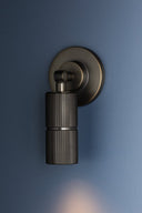 Distressed Bronze Truett Wall Sconce 5" by Hudson Valley, view 7