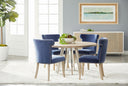 Turino 54" Round Dining Table Wood Top