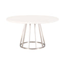Turino 54" Round Dining Table Concrete Top