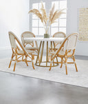 Turino 54" Round Dining Table Concrete Top