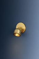 Aged Brass Tuthill Flush Mount 4.25" x 4.25" by Hudson Valley, view 8