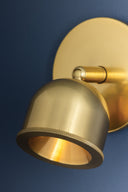 Aged Brass Tuthill Flush Mount 4.25" x 4.25" by Hudson Valley, view 6