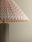 Gathered Wide Taper Shade 22" x 10" (PSD-003-02) by Hudson Valley, view 16