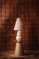 Ceramic Elemental White Tybee Table Lamp 15.75" by Hudson Valley, view 4