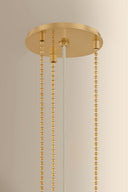 Aged Brass Valeria Pendant 28" by Hudson Valley, view 11