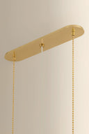 Aged Brass Valeria Linear 48.75" by Hudson Valley, view 2