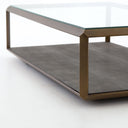 SHAGREEN SHADOW BOX COFFEE TABLE